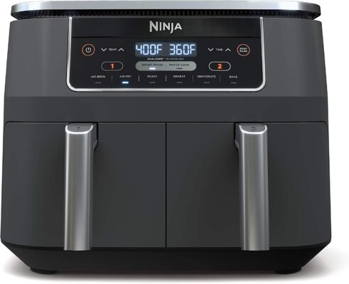 NINJA AF101 Ceramic Coated Nonstick Air Fryer, 4-Quart