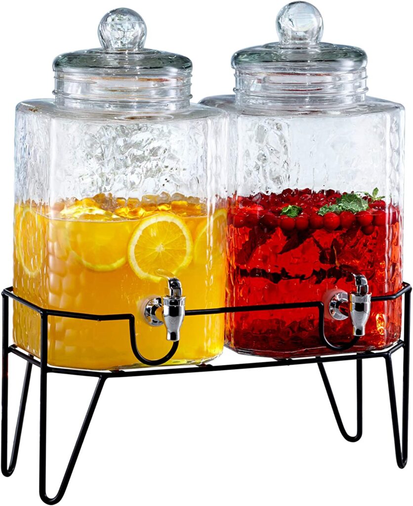 CreativeWare Transparent Acrylic Drink Dispenser, 3-Gallon