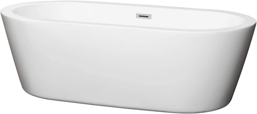 Woodbridge B 0006 Non Slip Freestanding Soaking Bathtub 54 Inch