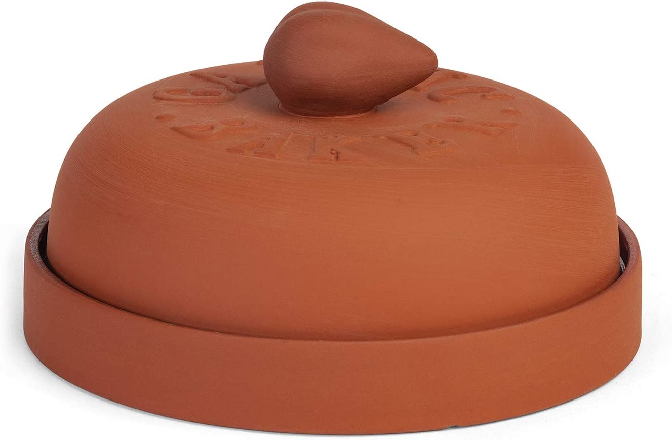 Fox Run Microwave Safe Terra Cotta Garlic Roaster