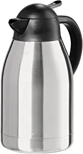 Tiken 51 Oz Thermal Coffee Carafe, Stainless Steel Insulated Vacuum Coffee  Carafes For Keeping Hot, 1.5 Liter Beverage Dispenser (Silver)