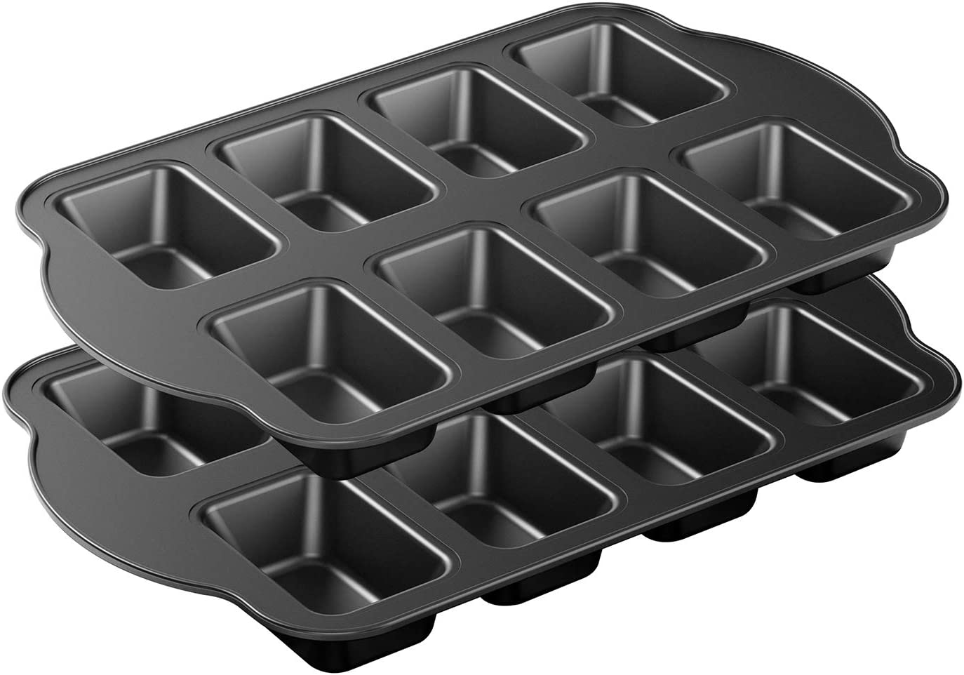 SILIVO Silicone Jumbo Muffin Pans Nonstick 6 Cup(2 Pack) - 3.5