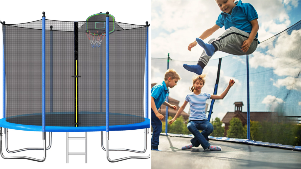 Get This 10 Foot Trampoline For 179 99 From Walmart   Segmart Trampoline Featured Image 1024x576 