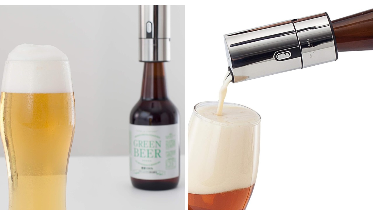 Green House Bottle Beer Foam Maker