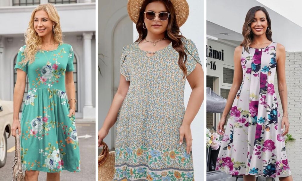 floral dresses with pockets