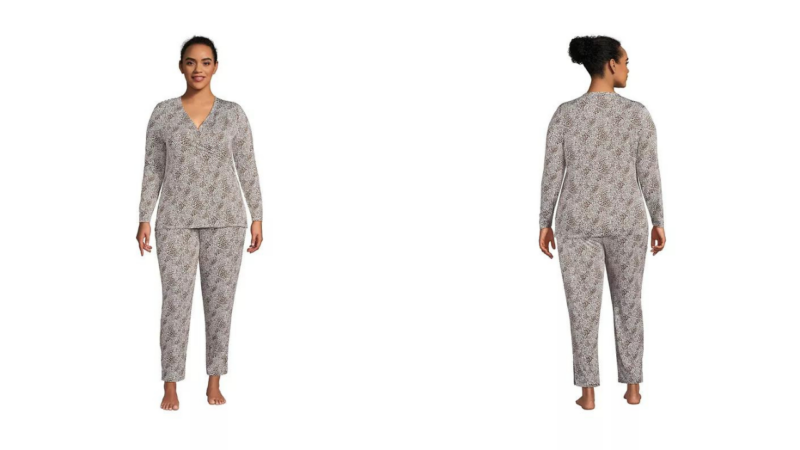 Lands End Women's Cooling 2-Piece Pajama Set