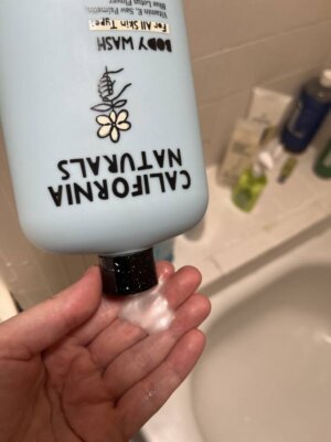 Dispensing from body wash bottle