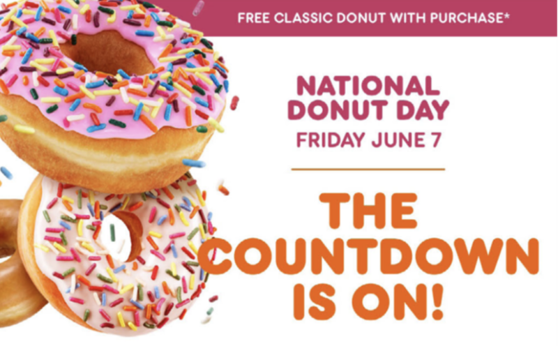 dunkin donuts the countdown is on