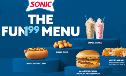 Sonic fun99 menu promo